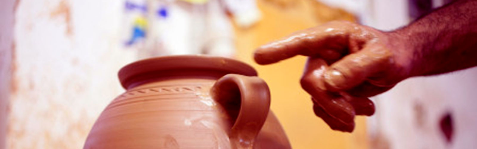 The process of making a ceramic object