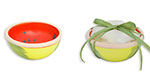 Ceramic bonbonieres - Bowl with painted watermelon